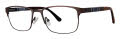 B.M.E.C. Big Mens Big Challenge Matte Gunmetal/Tort Eyeglasses - Color Image