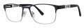 B.M.E.C. Big Mens Big Challenge Matte Navy/ Gunmetal Eyeglasses - Color Image