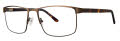 B.M.E.C. Big Mens Big Island Matte Brown/Tortoise Eyeglasses - Color Image