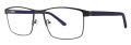 B.M.E.C. Big Mens Big Island Matte Gunmetal/Navy Eyeglasses - Color Image