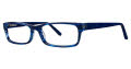 B.M.E.C. Big Mens Big Abe Navy Eyeglasses - Color Image