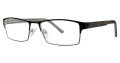 B.M.E.C. Big Mens Big Force Matte Black Eyeglasses - Color Image