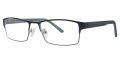 B.M.E.C. Big Mens Big Force Matte Navy Eyeglasses - Color Image
