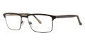 B.M.E.C. Big Mens Big Jake Matte Brown Horn Eyeglasses - Color Image