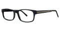 B.M.E.C. Big Mens Big Jim Black Eyeglasses - Color Image