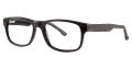 B.M.E.C. Big Mens Big Muscle Black Demi Eyeglasses - Color Image