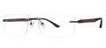 B.M.E.C. Big Mens Big Offer Matte Black Brick Eyeglasses - Color Image