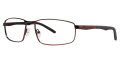 B.M.E.C. Big Mens Big Show Brown Black Eyeglasses - Color Image