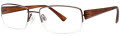 B.M.E.C. Big Mens Big Stuff Brown Eyeglasses - Color Image