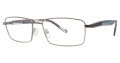 B.M.E.C. Big Mens Big Town Matte Gunmetal Eyeglasses - Color Image