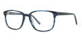 B.M.E.C. Big Mens Big Bolt Navy Fade Eyeglasses - Color Image