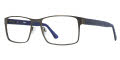 B.M.E.C. Big Mens Big Demand Matte Gunmetal Eyeglasses - Color Image