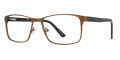 B.M.E.C. Big Mens Big Edge Matte Brown Black  Eyeglasses - Color Image