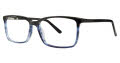 B.M.E.C. Big Mens Big Dude Black Blue Eyeglasses - Color Image