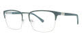 B.M.E.C. Big Mens Big Bonus Matte Green Gunmetal Eyeglasses - Color Image