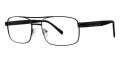 B.M.E.C. Big Mens Big Issue Black Eyeglasses - Color Image