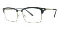 B.M.E.C. Big Mens Big Raise Black Gunmetal  Eyeglasses - Color Image