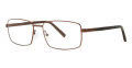 B.M.E.C. Big Mens Big Fish Matte Brown Eyeglasses - Color Image