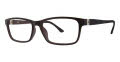 B.M.E.C. Big Mens Big Life Black Brown Matte  Eyeglasses - Color Image