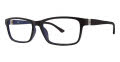 B.M.E.C. Big Mens Big Life Black Navy Matte  Eyeglasses - Color Image