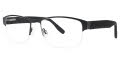 B.M.E.C. Big Mens Big Roar Black Eyeglasses - Color Image