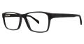 B.M.E.C. Big Mens Big Rock Black Matte Eyeglasses - Color Image