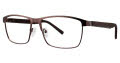 B.M.E.C. Big Mens Big Scene Matte Brown Eyeglasses - Color Image