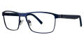 B.M.E.C. Big Mens Big Scene Matte Navy Eyeglasses - Color Image