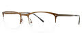 B.M.E.C. Big Mens Big Swing Matte Brown Eyeglasses - Color Image