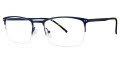 B.M.E.C. Big Mens Big Swing Matte Navy Eyeglasses - Color Image