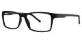 B.M.E.C. Big Mens Big Target Black - Grey Matte  Eyeglasses - Color Image
