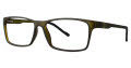 B.M.E.C. Big Mens Big Target Olive Matte Eyeglasses - Color Image