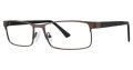 B.M.E.C. Big Mens Big Venture Matte Brown / Black  Eyeglasses - Color Image
