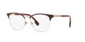 Burberry BE1355 Light Gold-Bordeaux (1319) Eyeglasses - Color Image