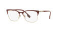 Burberry BE1362 - Alma Light Gold-Bordeaux (1292) Eyeglasses - Color Image