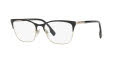 Burberry BE1362 - Alma Light Gold-Black (1326) Eyeglasses - Color Image