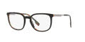 Burberry BE2307 Top Black On Vintage Che (3838) Eyeglasses - Color Image