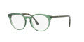 Burberry BE2318F - Alternate Fit Green (4012) Eyeglasses - Color Image