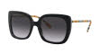 Burberry BE4323F - Alternate Fit Black / Grey Gradient Lens (38538G) Sunglasses - Color Image