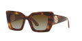 Burberry BE4344 - Daisy Light Havana / Brown Gradient Polarized Lens (3316T5) Sunglasses - Color Image