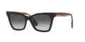 Burberry BE4346 - Elsa Black / Light Grey Gradient Dark Blue Lens (39428G) Sunglasses - Color Image