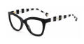 Carolina Herrera HER-0088 Black White (80S) Eyeglasses - Color Image