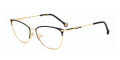 Carolina Herrera HER-0161 Gold Black (RHL) Eyeglasses - Color Image