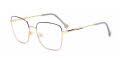 Carolina Herrera HER-0162 Gold Blue (LKS) Eyeglasses - Color Image
