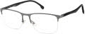 Carrera CA8861 Semi Matte Dark Ruthenium (0R80) Eyeglasses - Color Image