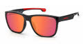 Carrera CARDUC-003/S Black Red / Red Multilayer (0OIT/UZ) Sunglasses - Color Image