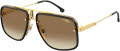 Carrera CA Glory II Yellow Gold / Brown Gradient AR (0001/86) Sunglasses - Color Image