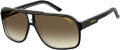 Carrera Grand Prix 2/S Black / Brown Gradient (0807/HA) Sunglasses - Color Image