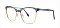 Caviar 1788 Blue/ Silver w Clear Crystals (55) Eyeglasses - Color Image