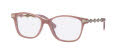 Caviar 2392 Pink w/Clear Crystals (57) Eyeglasses - Color Image